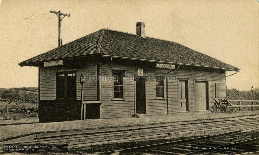 Postcard: Muschopauge (Sanatorium) Station, Rutland, Massachusetts